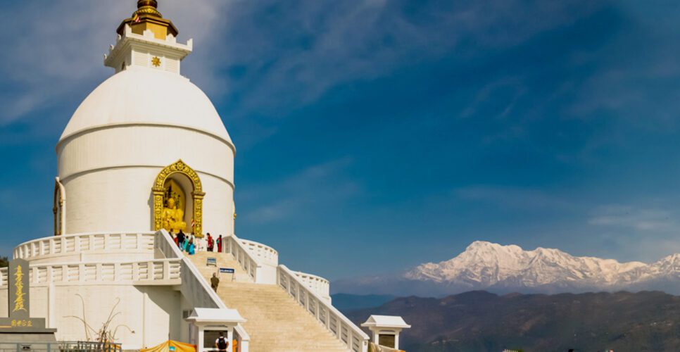 World peace stupa in Pokhara