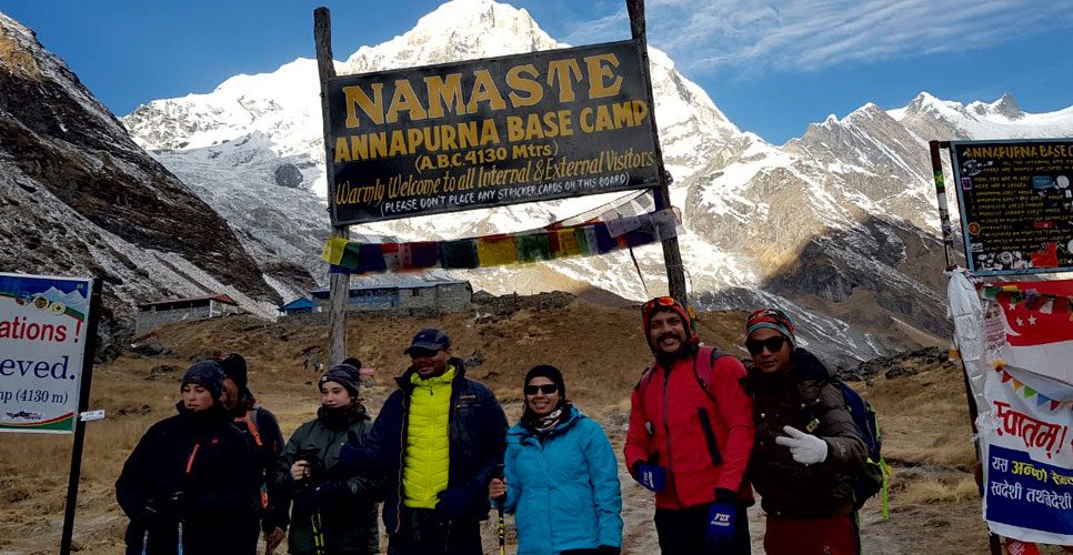 Annapurna Base Camp with group