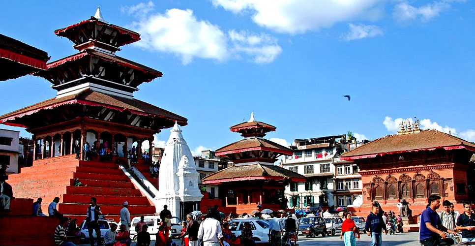 Travel in Kathmandu Durbar square